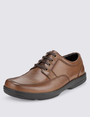Airflex&trade; Leather Extra Wide Fit Lace Up Shoes